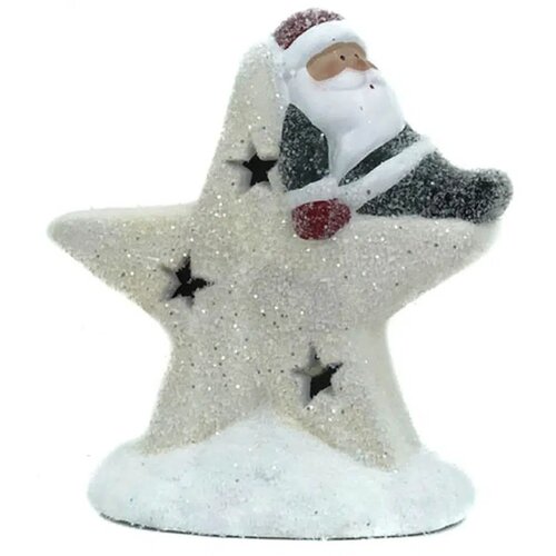  Willy small, novogodišnja dekoracija, Deda Mraz i zvezda, 15cm ( 770306 ) Cene