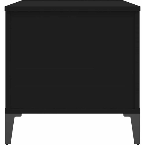 Stolić za kavu crni 90 x 44,5 x 45 cm od konstruiranog drva Slike
