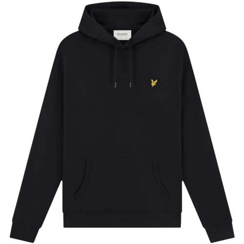 Lyle &amp;amp; Scott Puloverji BRUSHED BACK HOODIE SWEATSHIRT ML1139V Črna Slike