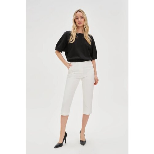 Marisse Women's Trousers L-Sp-4615 Off White Cene