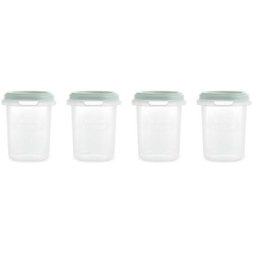 Miniland 4 dijelni set posudica za hranu mint 250ml Slike