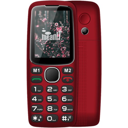 Mean IT Mobilni telefon 2.4" ekran, BT, SOS taster, crvena senior Cene