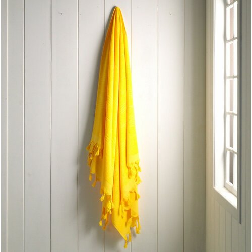 monaco - yellow yellow fouta (beach towel) Slike
