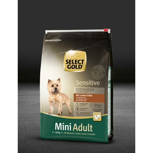 Select Gold Dog Sensitive Mini Adult jagnjetina&pirinač 1 kg Cene