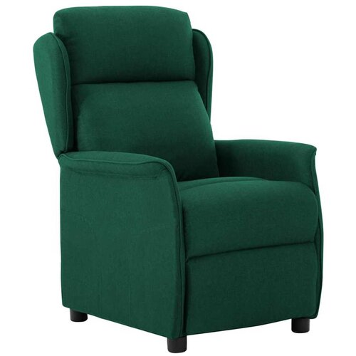 vidaXL Naslonjač na ležanje Temno zelena 67.5 x 93.5 x 101.5 cm blago Cene