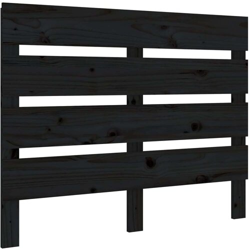  Uzglavlje crno 100 x 3 x 80 cm od masivne borovine Cijene