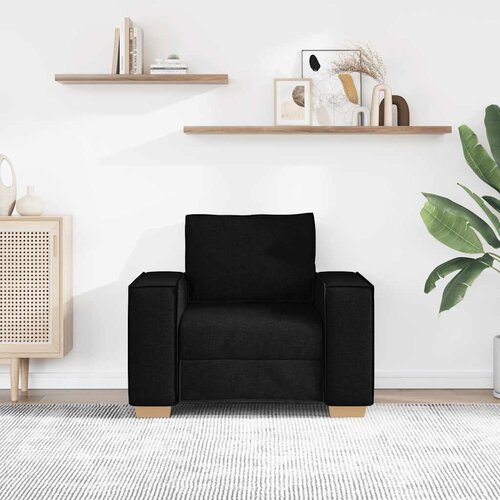 SOFA fotelja crna 100x78x84 cm tkanina Slike