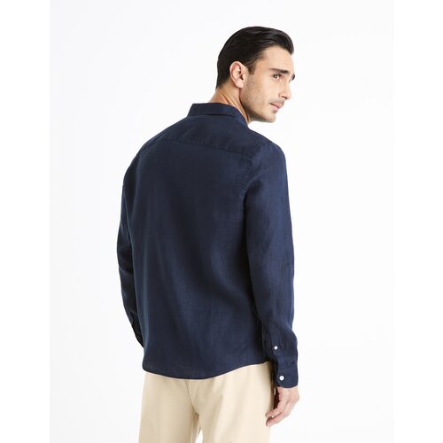 Celio Linen Shirt Daflix - Men's Cene
