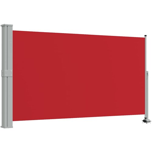  Uvlačiva bočna tenda za terasu 140 x 300 cm crvena Slike