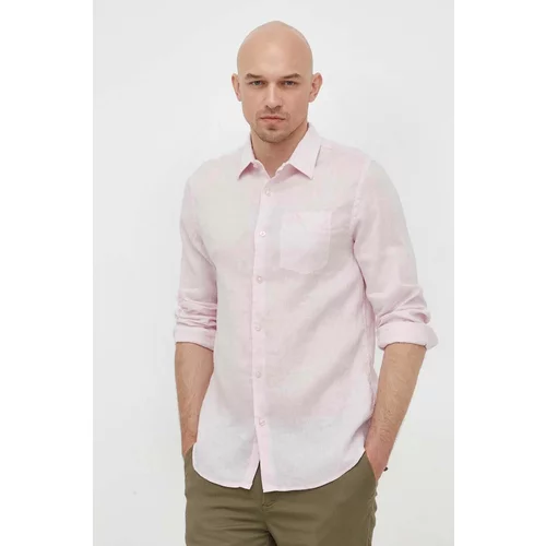 Guess Lanena srajca roza barva