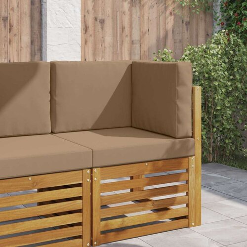  Zunanja blazina za kavč 3 pcs Taupe Poliester, (5000202302) Cene