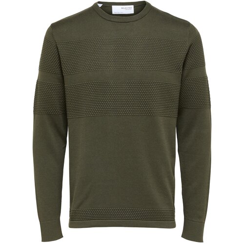 Selected Homme Pulover &amp;#039;Maine&amp;#039; temno zelena Slike