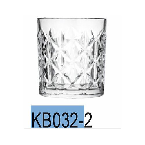  Staklena čaša za viski i jaka pića 340 ml 6/1 Square Diamond DSKB032-2 Cene