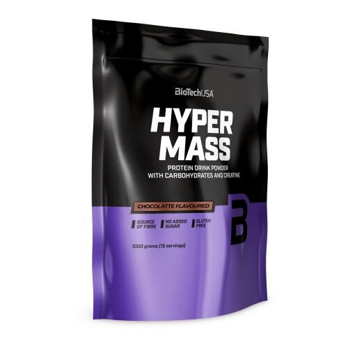 Biotechusa hyper mass 4000g - proteinski gainer za brzu masu - kuki krem 1kg Slike