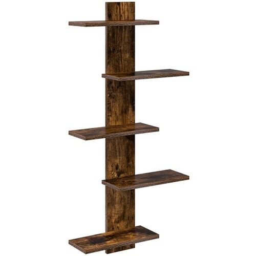 vidaXL Floating polica za zid Dimljeni hrast 48 5 x 15 x 101 cm - Dimljeni hrast Cijene