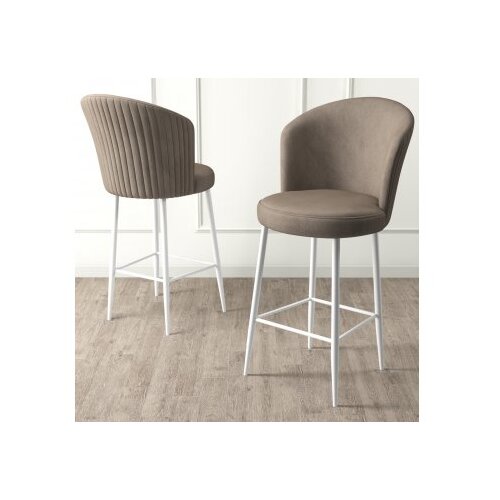 Hanah home Set barskih stolica Alta, 6 dijelova, Bež-bijela Cene