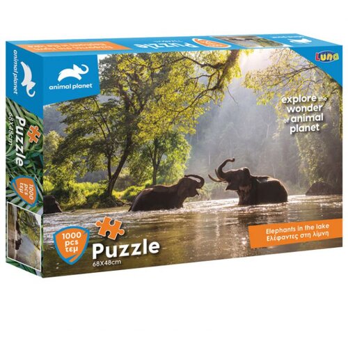 Puzzle 1000 KOM ANIMAL PLANET ELEPHANT DIAKAKIS 000570695 Slike