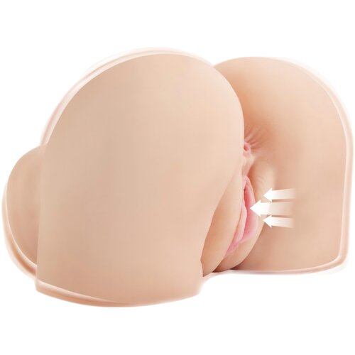 Pipedream Elite - usisni, vibrirajući 2u1 masturbator (naturalan) Cene