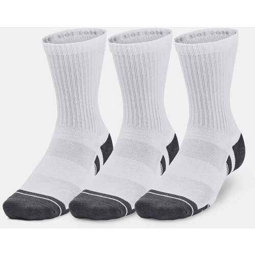 Under Armour Socks UA Performance Cotton 3p Mid-WHT - Unisex Slike