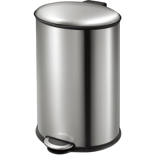 EKO Ovalni zbiralnik odpadkov s pedalom, prostornina 35 l, Vx&amp;Scaron;xG 596 x 396 x 355 mm, nedrseč Slike