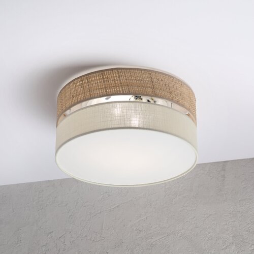  plafonsko svetlo sirja double boho 2xE14/15W/230V prečnik 35 cm bež/krem Slike