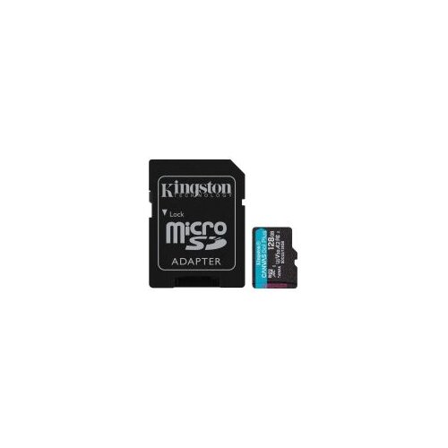 Kingston memorijska kartica microSD kartica 128GB Canvas Go Plus Adapter 170R A2 U3 V30 Cijene