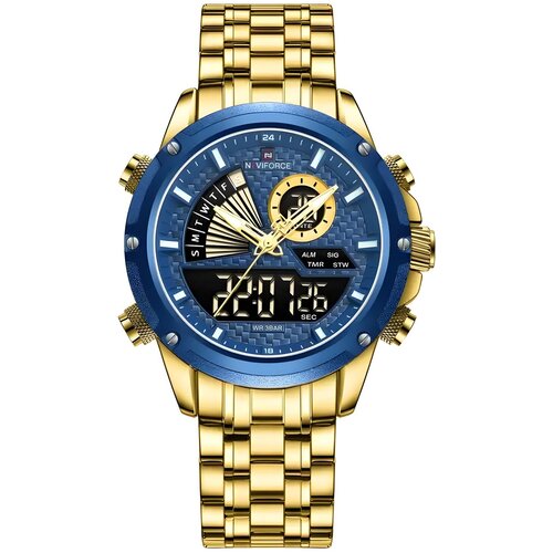  Satovi NAVIFORCE RI-29605 - Zlatna / Plava KP29605 Cene