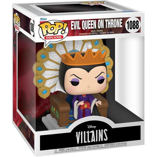 Funko Pop Deluxe Villains Evil Queen on Throne Cene