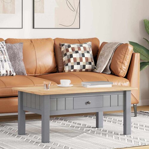 Stolić za kavu od borovine sivi 100x60x43,5 cm asortiman Panama Cene