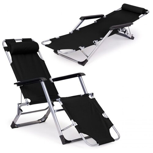Modern Home ležaljka za plažu 2U1 black Cene