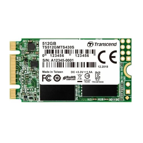 Transcend M.2 SATA III 512GB, 2242, B+M Key, TLC Cene