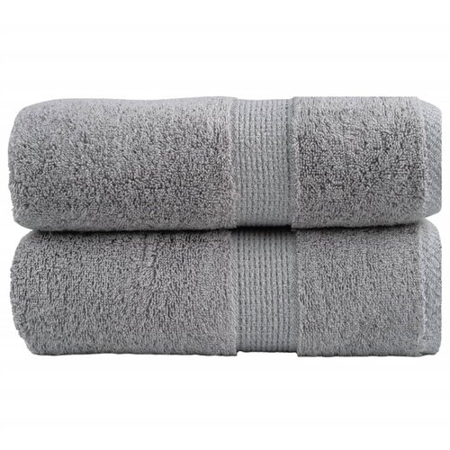 vidaXL Premium ručnici za pranje SOLUND 2 kom. sive 30x30 cm 600 g/m² - Siva 30 x 30 cm 2 Cene