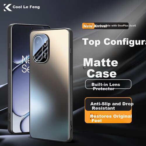  Coollefeng Maska za mobilni telefonOnePlus Ace 6, Tamnosiva Cene