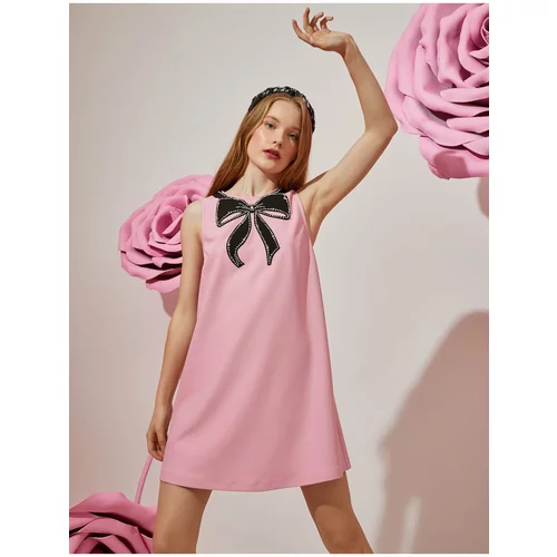 Koton Dress - Pink - Wrapover