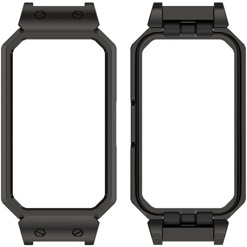 INF kovinsko zaščitno ohišje iz cinkove zlitine za huawei band 10/9/8 black, (22107766) Cene