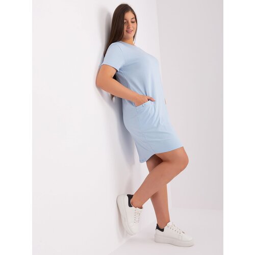 RELEVANCE Tunic-RV-TU-8862.69P-Light Blue Slike