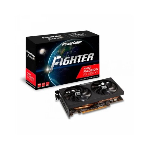  Grafička kartica svga pcie power color amd radeon 6650XT fighter axrx 6650XT 8GBD6-3DH Cene