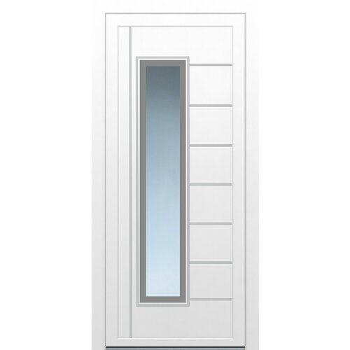 Solid elements zunanja vhodna vrata solid elements izola KT171 (70 x 1100 x 2100 mm, bela, desna, pvc) Cene