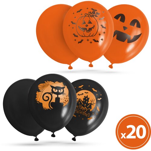 Family Halloween set balonov - 6 vrst - 20 kos, (5000183817) Cene