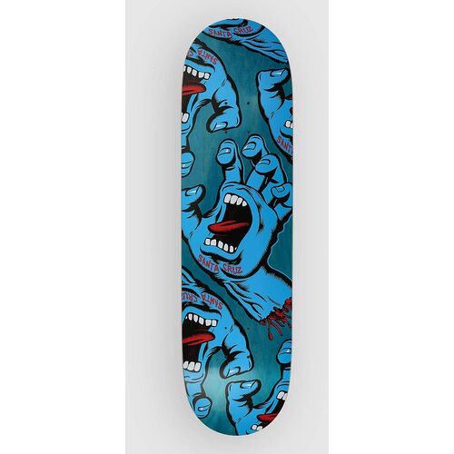 Santa Cruz Crowded Hand 8.25&amp;quot; Skateboard deska blue Slike