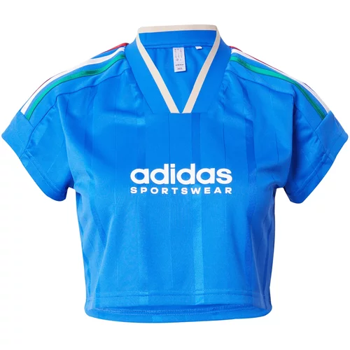 ADIDAS SPORTSWEAR Tehnička sportska majica 'TIRO' plava / smaragdno zelena / crvena / bijela