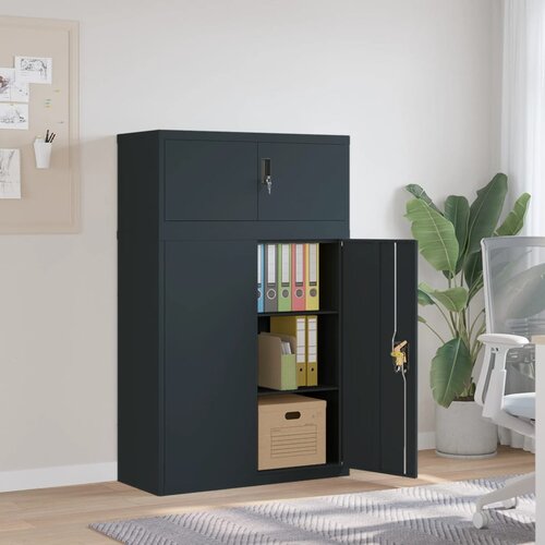 vidaXL Ormarić za spise antracit 90x40x145 cm čelični Cijene