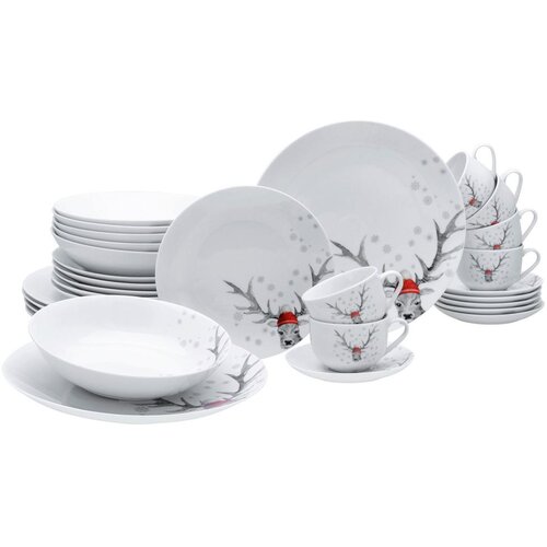 Mömax Kombinirani Servis Christmas Reindeer, 30-Delni Cene