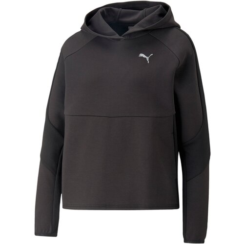 Puma Sportska sweater majica 'EVOSTRIPE' siva / crna Cene
