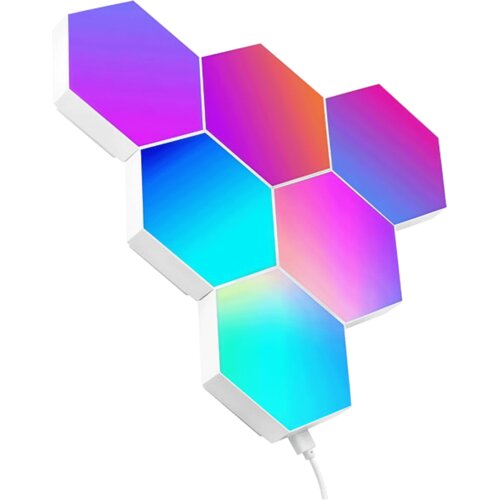 Tracer Pametna RGB svjetiljka, hexagon, set &amp;ndash; Smart Hexagon RGB lamps Slike