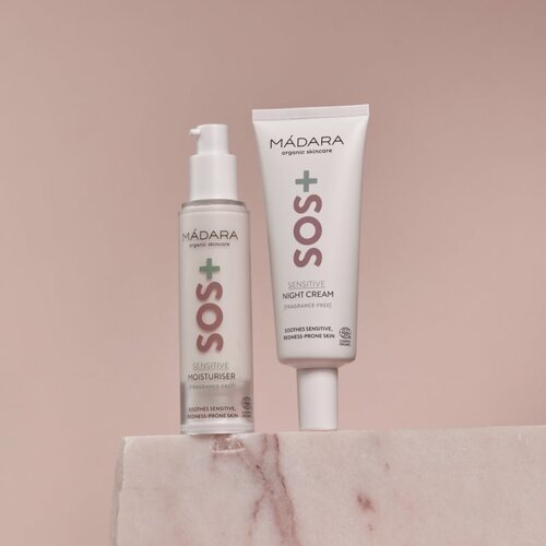 M&amp;Aacute;DARA SOS+ Sensitive nočna krema za občutljivo kožo 70 ml Slike