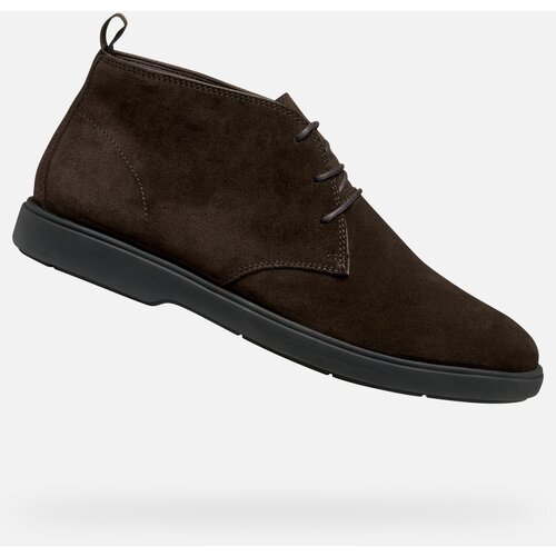 Geox Dark brown men&amp;#039;s ankle shoes Spherica EC17 - Men&amp;#039;s Slike