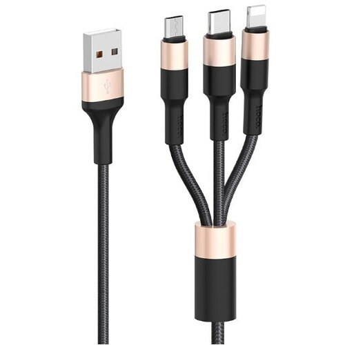 hoco. Kabal USB-A na Lightning, micro USB, USB-C 1m Cijene