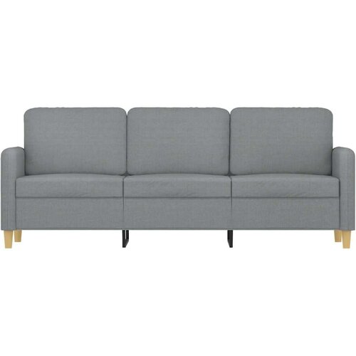  Trosjed od tkanine svjetlosivi 180 cm Slike