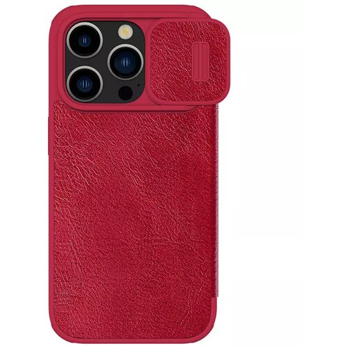 Nillkin Qin Pro Maska za telefon iPhone 15 Pro 6.1, Crvena Cene